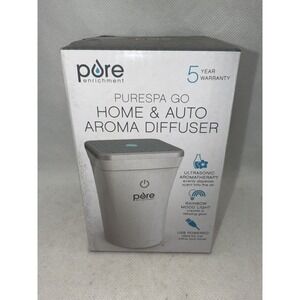 PureSpa Go Home & Auto Aroma Diffuser New.  USB Powered.